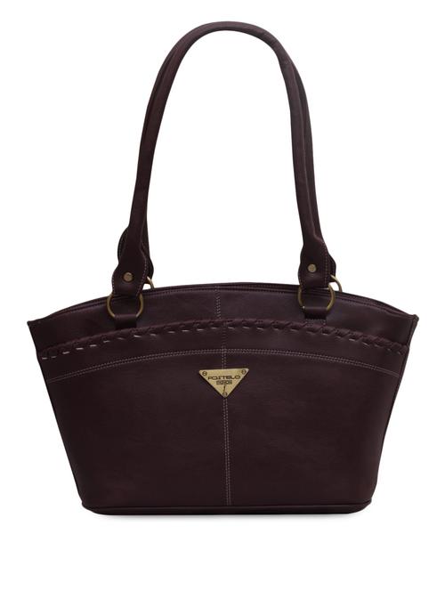 hand stitch design leatherette handbag - 1056983 - Very Small Image - 1
