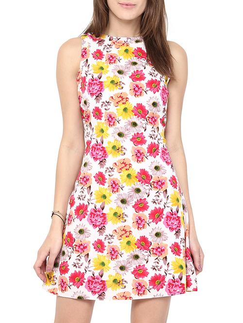 multi colored crepe dress - 10570554 - Very Small Image - 1