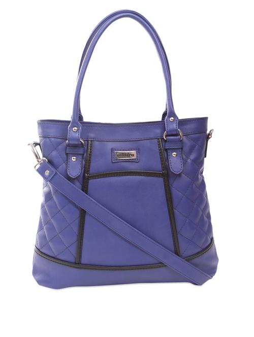 blue shoulder bag with black piping - 1057584 - Very Small Image - 1