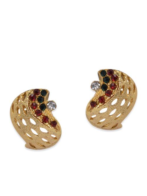 gold brass earring - 10577919 - Very Small Image - 1