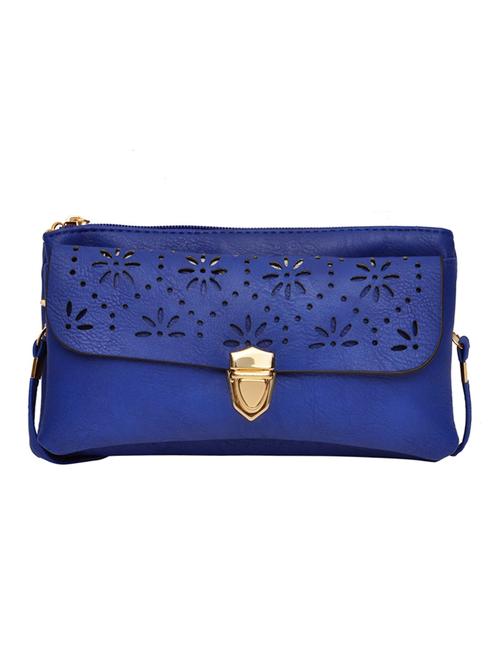 blue leatherette sling bag - 10580616 - Very Small Image - 1
