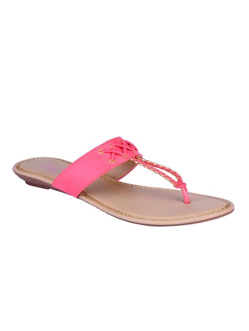 pink faux leather sandals - 10581438 - Very Small Image - 1