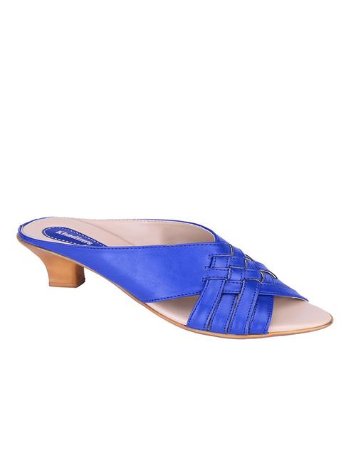 blue faux leather sandals - 10581456 - Very Small Image - 1