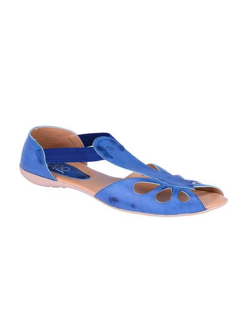 blue faux leather sandals - 10581468 - Very Small Image - 1