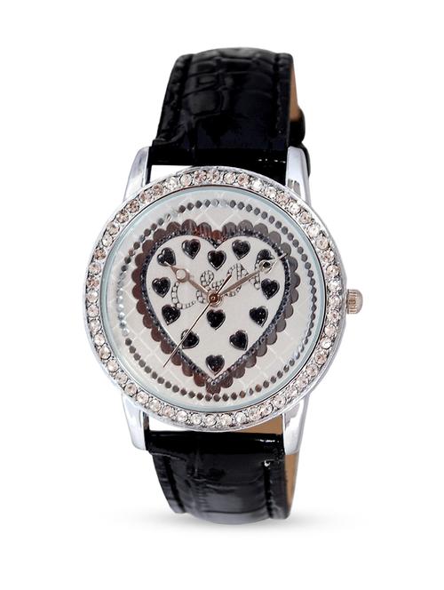 crystal embellished round dial wrist watch - 1058322 - Very Small Image - 1