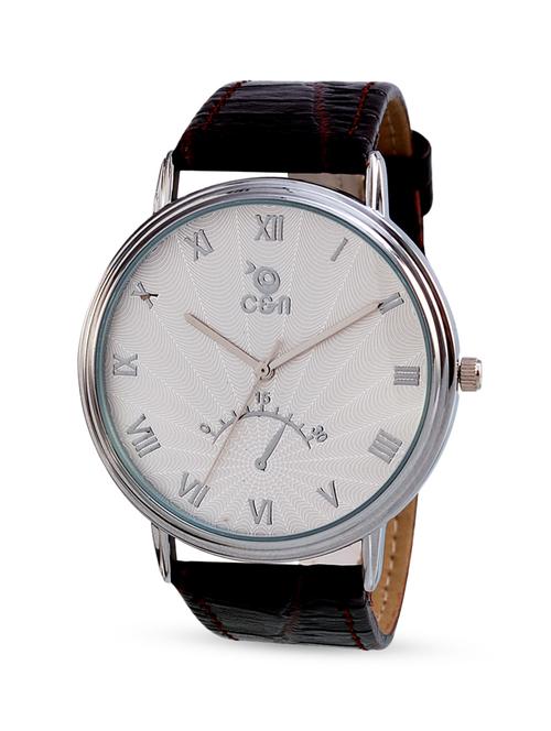 textured dial black strap wrist watch - 1058343 - Very Small Image - 1