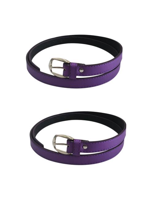 purple leatherette belt - 10589262 - Very Small Image - 1