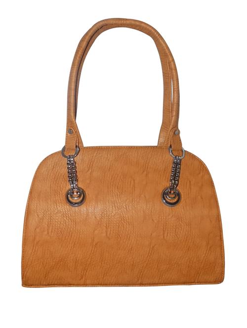 brown fabric handbag - 10589553 - Very Small Image - 1