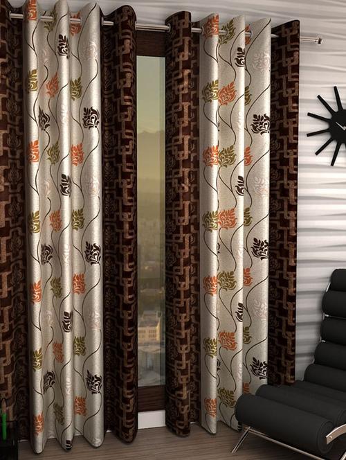 k dã©cor beautiful polyster door curtain - 1 pc - 10590162 - Very Small Image - 1