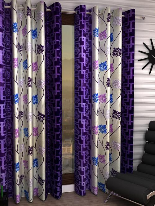 k dã©cor beautiful polyster door curtain - 1 pc - 10590164 - Very Small Image - 1