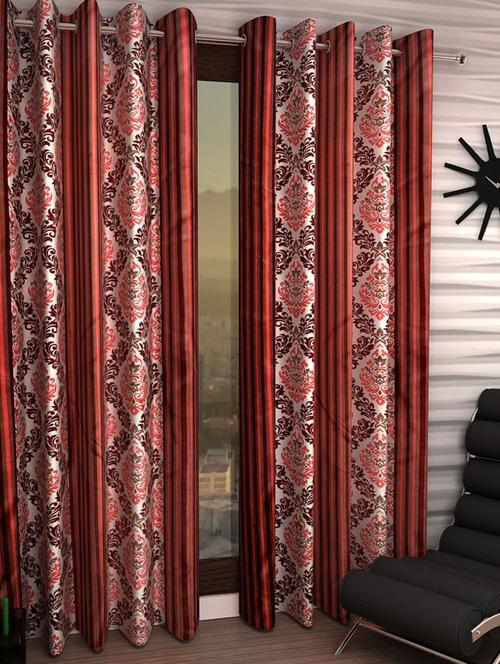 k dã©cor beautiful polyster door curtain - 1 pc - 10590203 - Very Small Image - 1