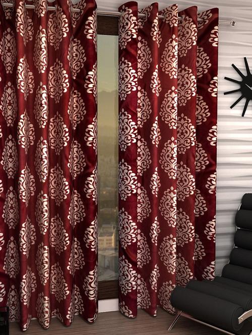 k dã©cor beautiful polyster door curtain - 1 pc - 10590204 - Very Small Image - 1