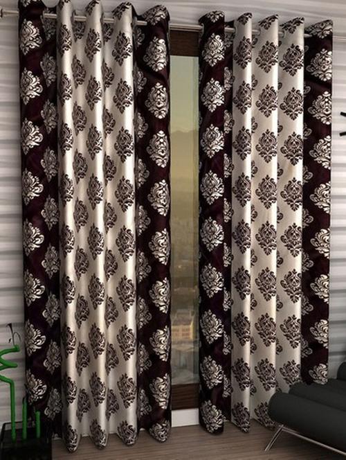 k dã©cor beautiful polyster door curtain - 1 pc - 10590223 - Very Small Image - 1