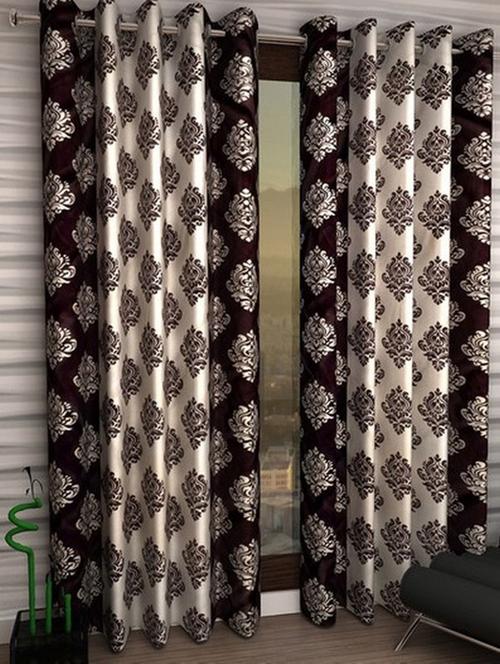 k dã©cor set of 2 beautiful polyester door curtains - 10590318 - Very Small Image - 1