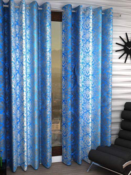 k dã©cor set of 3 beautiful polyester door curtains - 10590414 - Very Small Image - 1