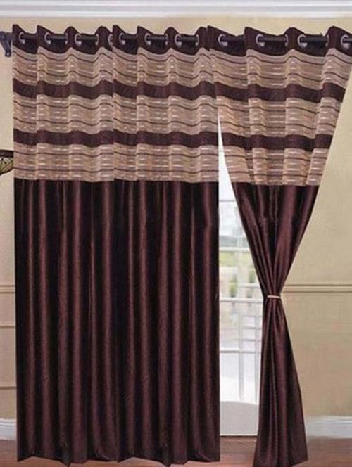 k dã©cor set of 4 beautiful polyester door curtains - 10590527 - Very Small Image - 1