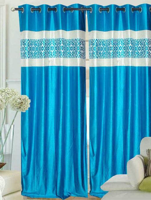 k dã©cor set of 6 beautiful polyster door curtains - 10590620 - Very Small Image - 1