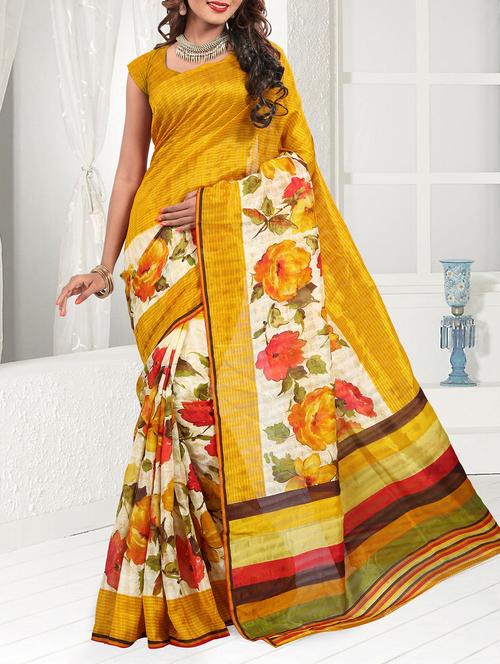 multicolor silk saree - 10592629 - Very Small Image - 1