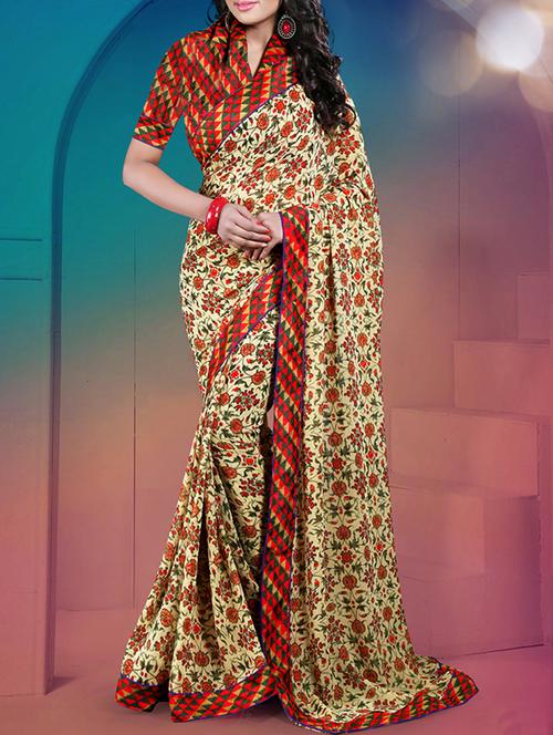 multicolor silk saree - 10592633 - Very Small Image - 1