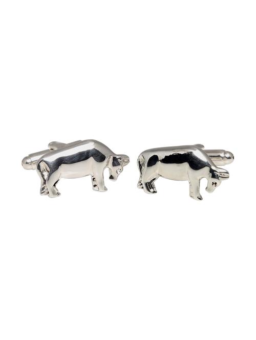 silver metal cufflink - 10593648 - Very Small Image - 1