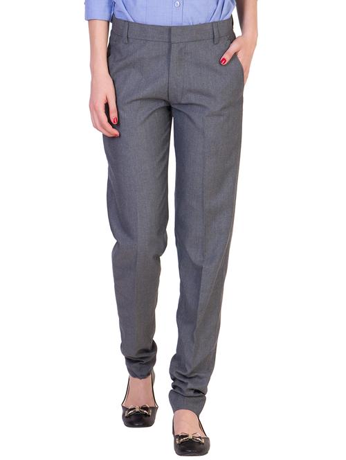 blue cotton chinos trousers - 10594145 - Very Small Image - 1