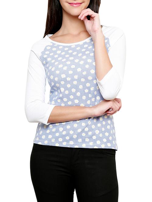 raglan sleeved floral top - 10599302 - Very Small Image - 1