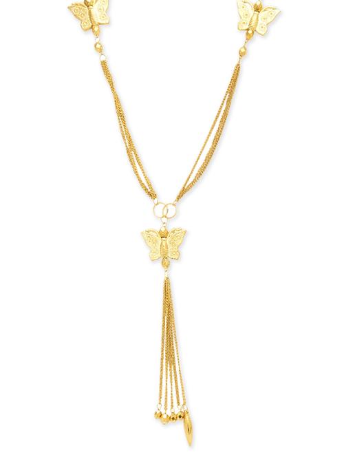 gold crystal necklace - 10601218 - Very Small Image - 1