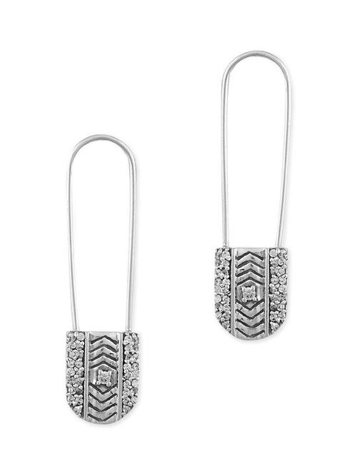 silver earring - 10602349 - Very Small Image - 1