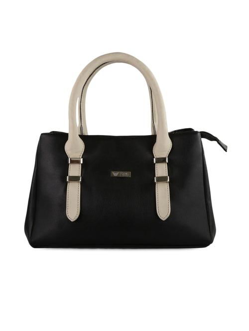 black textured leatherette handbag - 1060548 - Very Small Image - 1