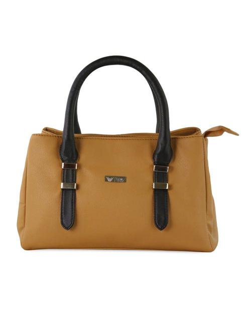 textured tan leatherette handbag - 1060552 - Very Small Image - 1