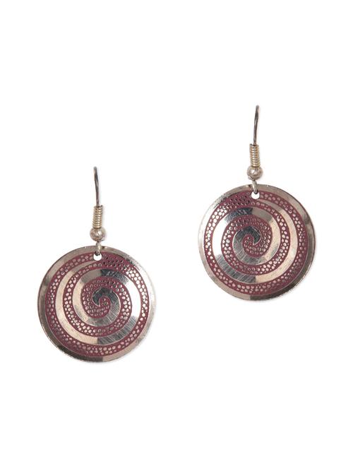 wine metal alloy earrings - 1060647 - Very Small Image - 1