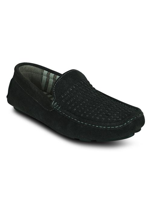black suede leather loafer - 10606486 - Very Small Image - 1