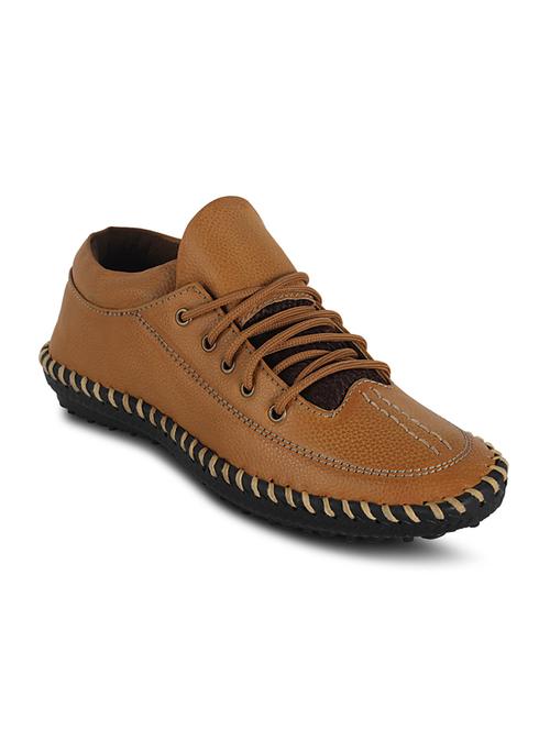 tan leatherette shoes - 10606672 - Very Small Image - 1
