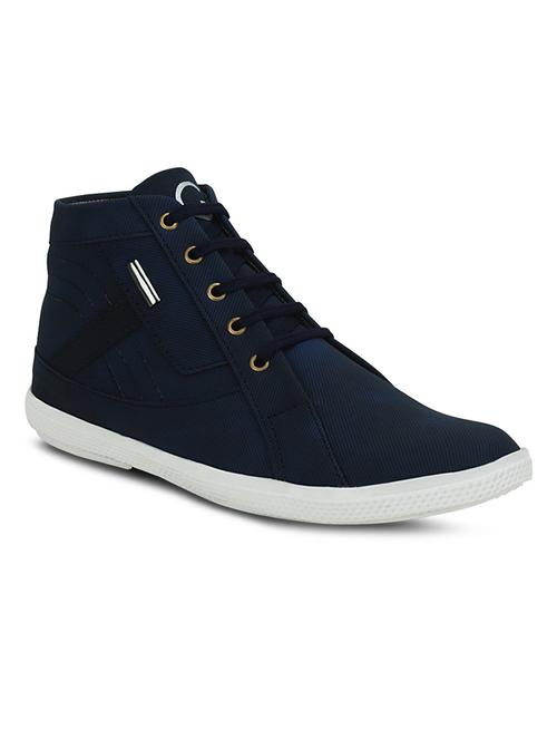 blue leatherette sneakers - 10606678 - Very Small Image - 1