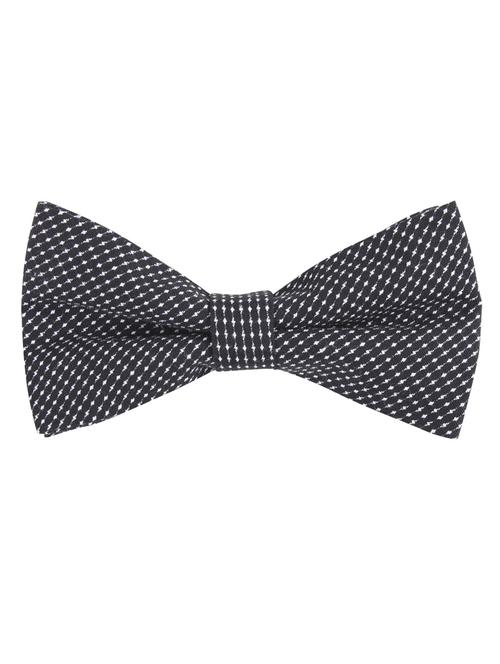 black cotton bow ty - 10607953 - Very Small Image - 1