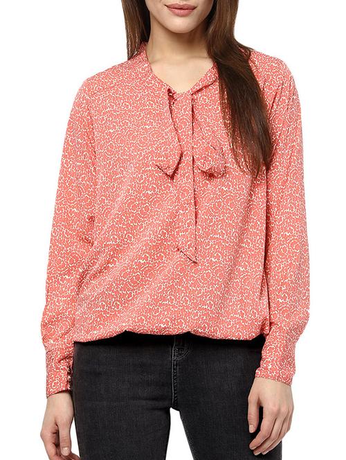 pink crepe top - 10609830 - Very Small Image - 1