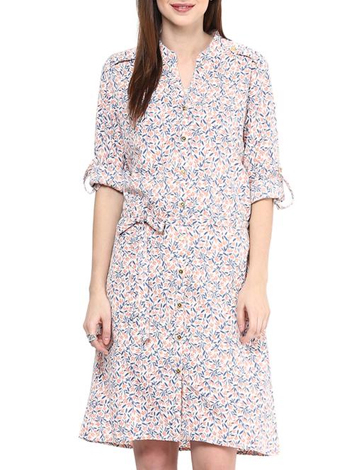 multi colored crepe dress - 10609832 - Very Small Image - 1