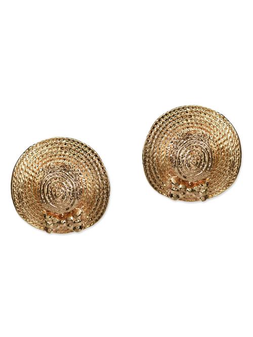 golden round hat studs - 1061065 - Very Small Image - 1