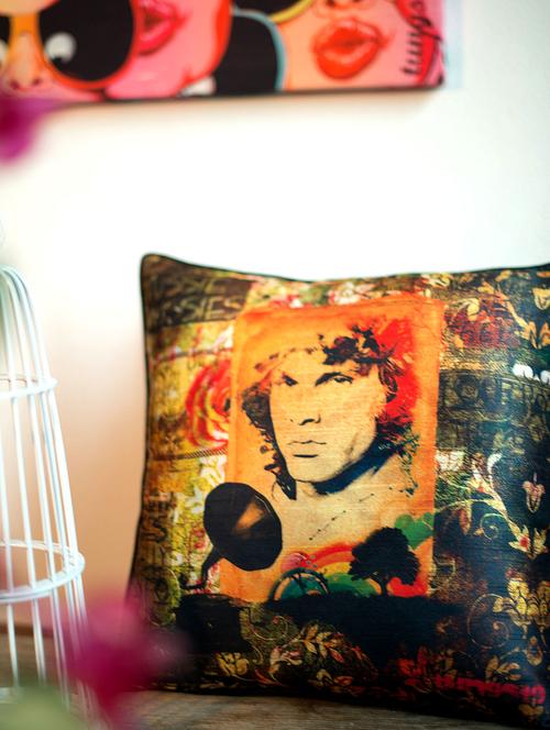 jim morisson digital print cushion cover - 10614 - Very Small Image - 1