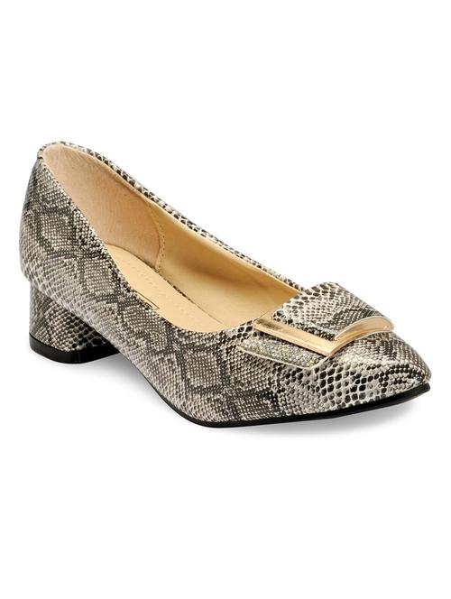 black leatherette pumps - 10616852 - Very Small Image - 1