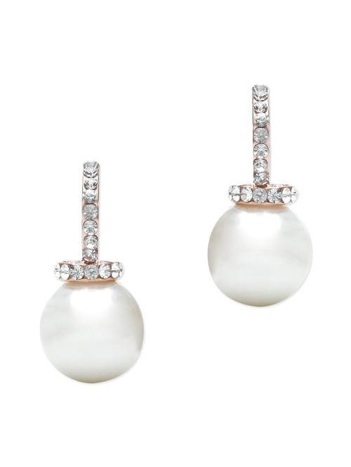 swarovski crystal and pearl embellished earrings - 1061741 - Very Small Image - 1