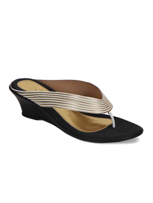 gold leatherette toe separator wedge - 10618610 - Very Small Image - 1