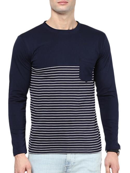 blue cotton tshirt - 10619555 - Very Small Image - 1