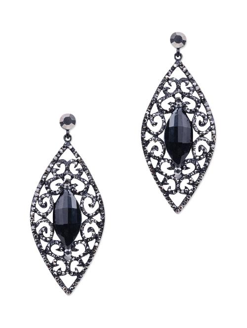 black metal alloy earring - 10621749 - Very Small Image - 1