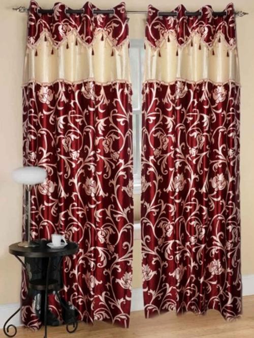 home fantasy polyester eyelet door curtain - 10623282 - Very Small Image - 1