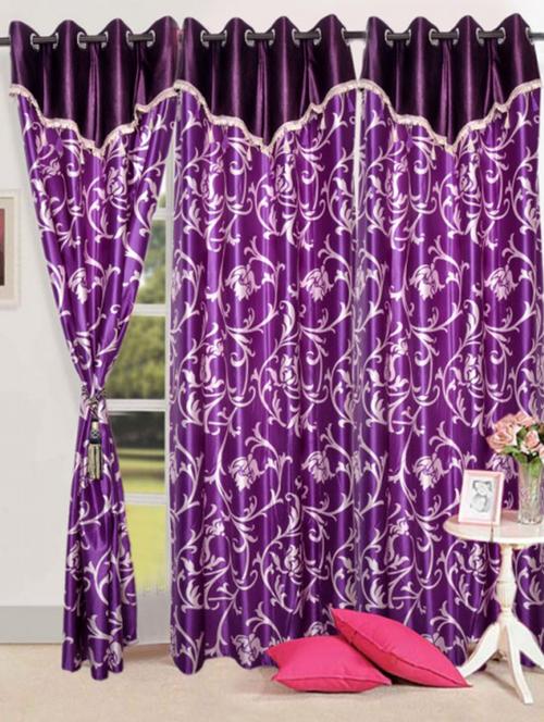 home fantasy polyester eyelet door curtain - 10623291 - Very Small Image - 1