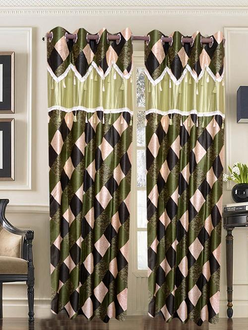 home fantasy polyester eyelet door curtain - 10623329 - Very Small Image - 1