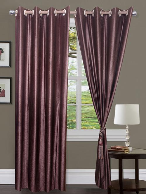 home fantasy polyester eyelet door curtain - 10623331 - Very Small Image - 1
