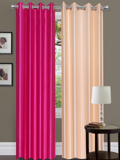 home fantasy polyester eyelet door curtain - 10623337 - Very Small Image - 1