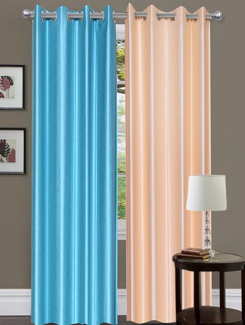 home fantasy polyester eyelet door curtain - 10623339 - Very Small Image - 1